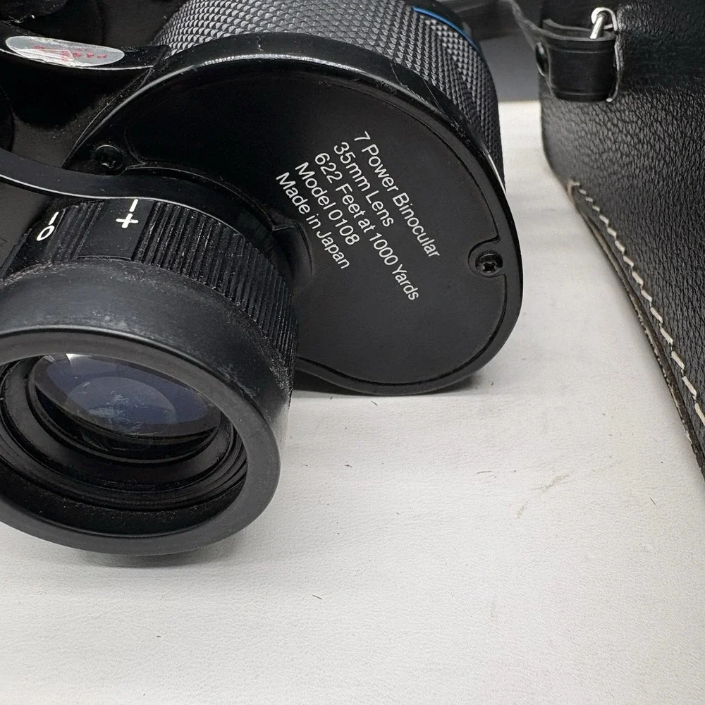 RTC JCPenney 7x35 Binoculars Fully Coated Optics Japan w/ Case Strap Tested